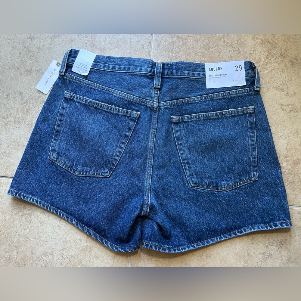 NWT🌷Agolde Parker Long Shorts - Picture 6 of 10